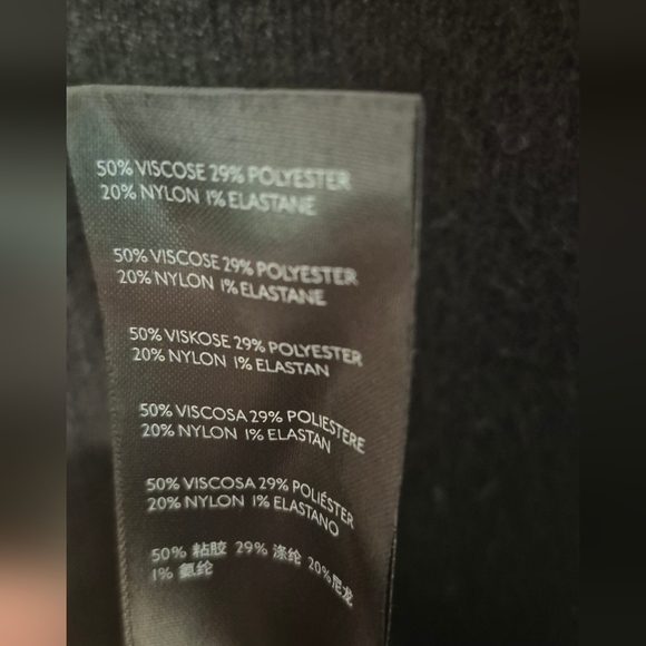 Anthropologie Charcoal Off-Shoulder Sweater - Picture 5 of 5